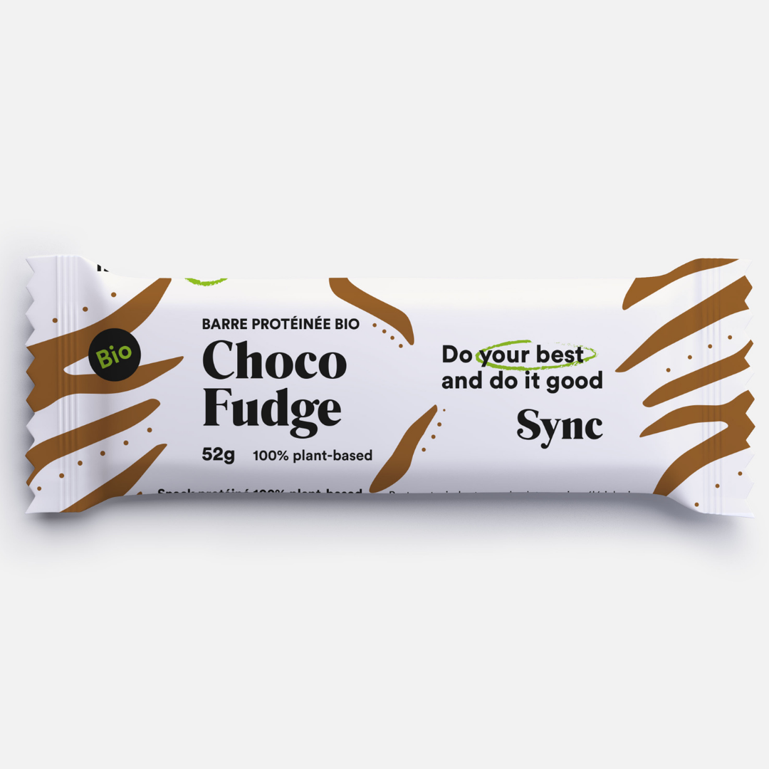 Organic Chocolate & Caramel Vegan Protein Bar