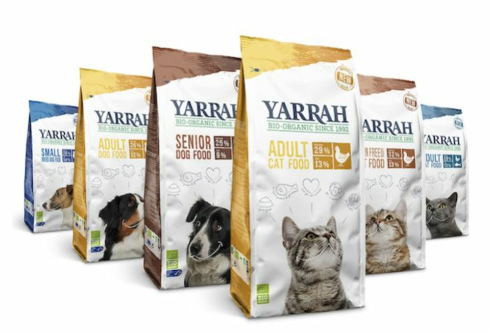 Yarrah: biologische voeding voor uw honden en katten