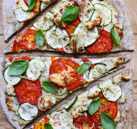 Pizza met chiazaad