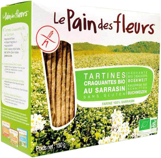 PAIN DES FLEURS Tartines craquantes au sarrasin (bio) 150g