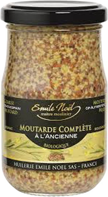 Moutarde ancienne avec grains 200g, Emile Noël, Vinaigres et