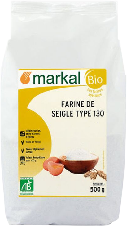 Farine De Seigle T130 Bio 500g