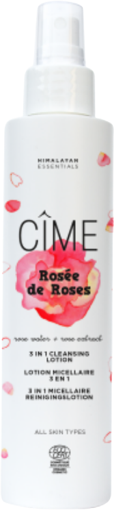 CÎME - Lotion Micellaire 3 en 1 - Rosée de roses BIO 150 ml