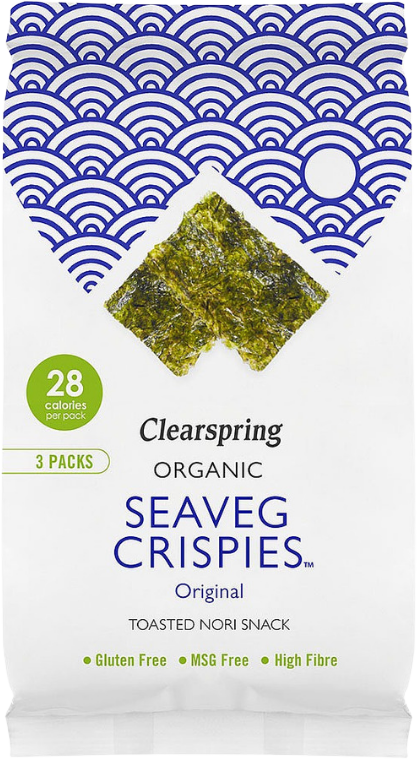 Clearspring - Feuilles de Nori toastées Mutli-Pack (3x5gr)