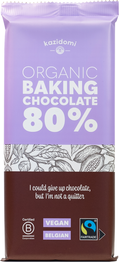 Chocolat Pâtissier 80% Équitable Bio