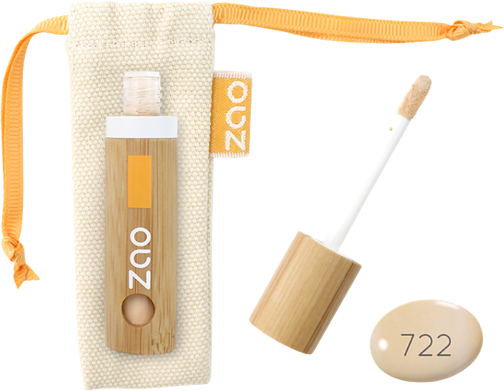 ZAO - Bambou Touche Lumière de Teint Sable 722 BIO