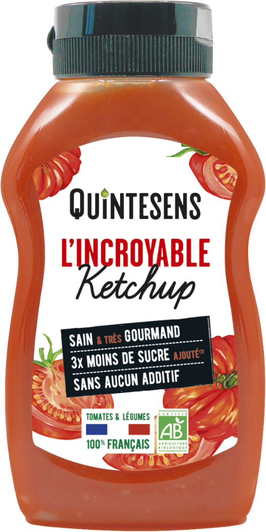 Quintesens - L'Incroyable Ketchup 100% Santé Bio 280g