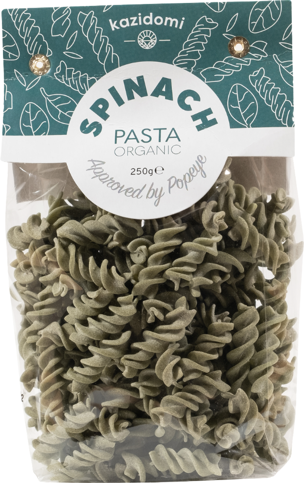 Kazidomi - Spinach & Rice pasta organic 250g