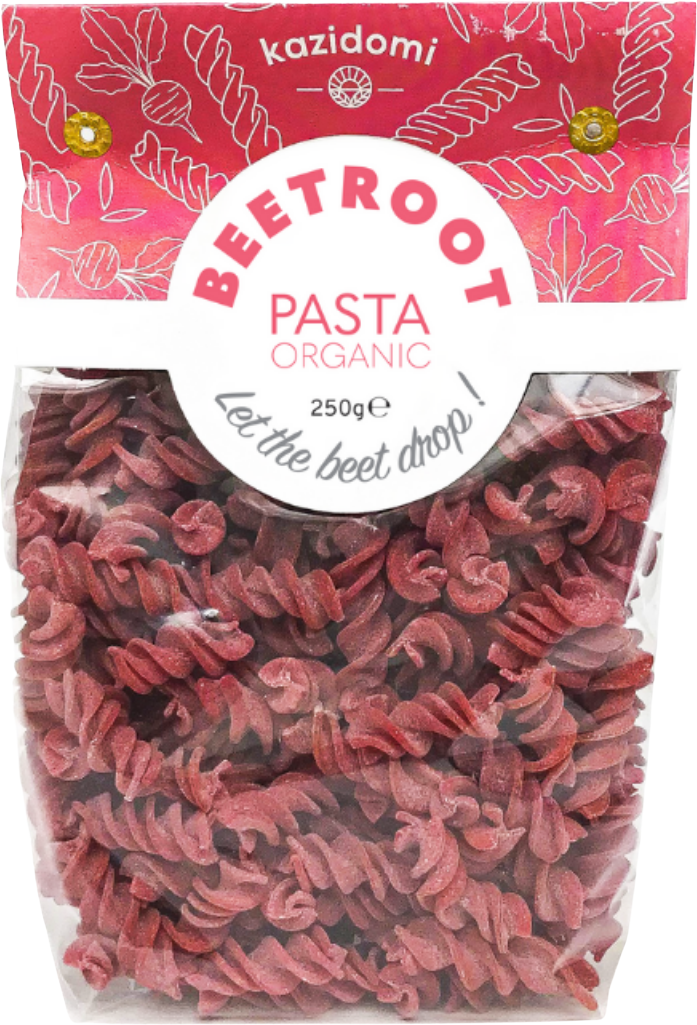 Kazidomi - Beetroot & rice pasta organic 250g