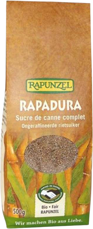 Rapadura 500g, Rapunzel, Miels et sucrants naturels