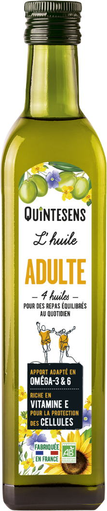 Quintesens - Mélange 4 huiles pour Fit-Actifs 500ml (bio)