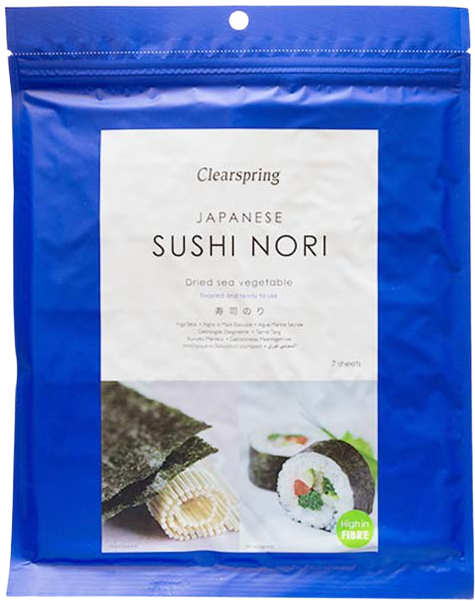 Sushis Nori (Feuille) 17g, CLEARSPRING, Algues