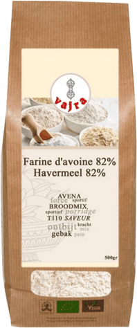 Farine d'avoine 82% (T110) 500g, VAJRA, Farines