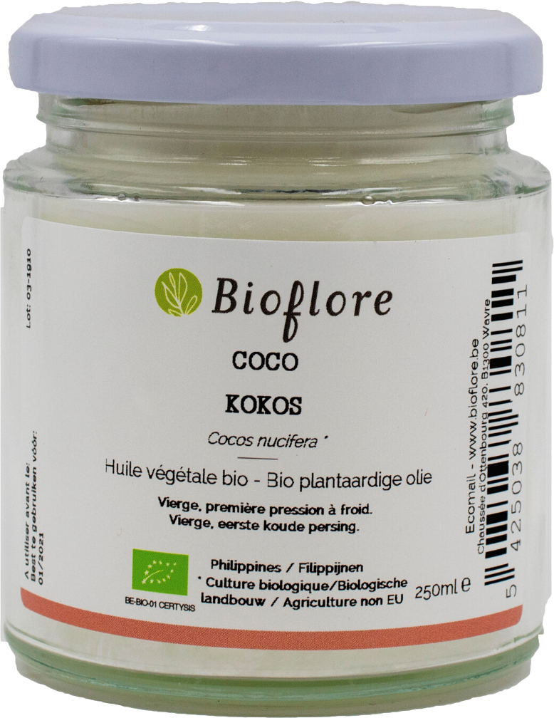 Bioflore - Huile de Coco vierge Bio 100ml