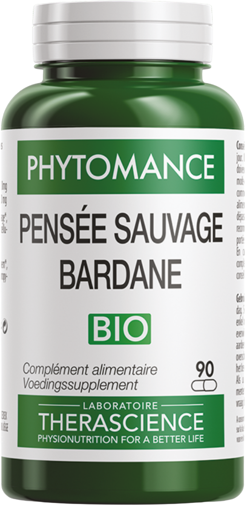 Phytomance Pensée sauvage bardane bio 90 capsules