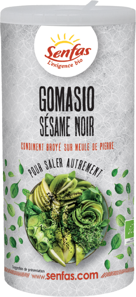 Senfas - Gomasio au Sésame Noir Bio 130g