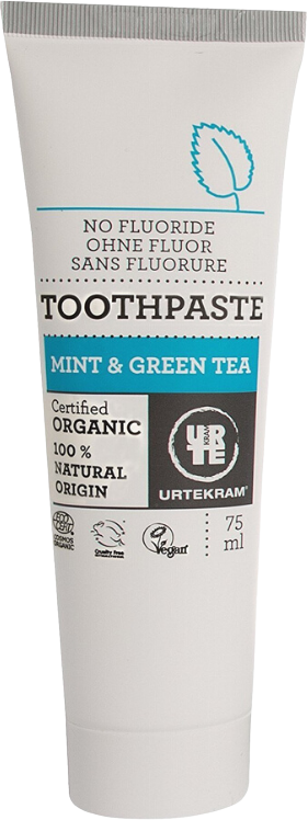 Dentifrice menthe - the vert 75 ml, Urtekram, Soins dentaires