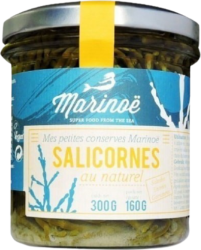 Salicornes naturelles 160g, MARINOE, Algues