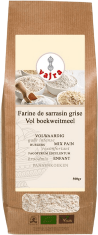 Farine de sarrasin grise 500g, VAJRA, Farines