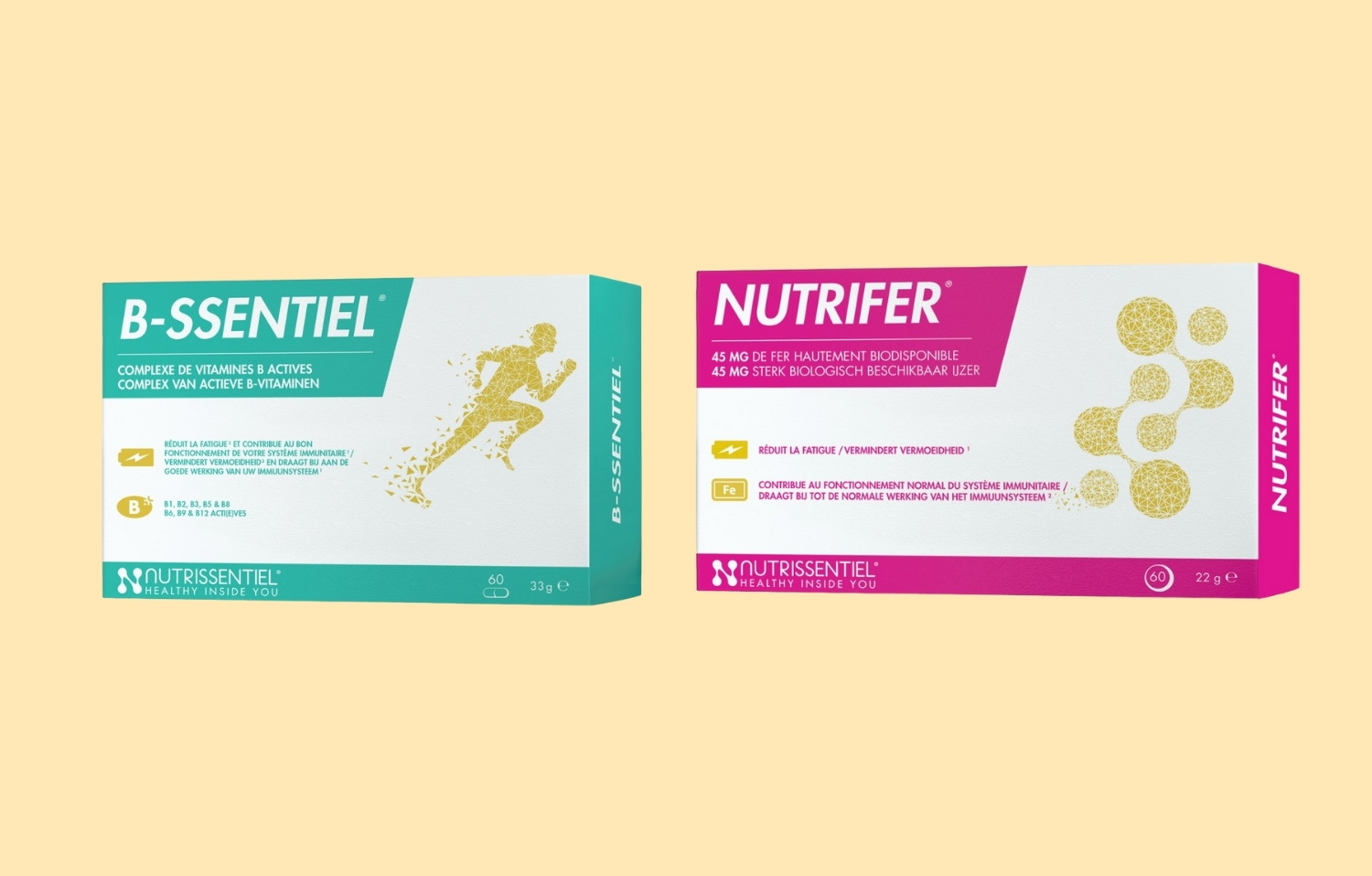 New products from Nutrissentiel: discover Nutrifer and B-ssentiel to restore your energy