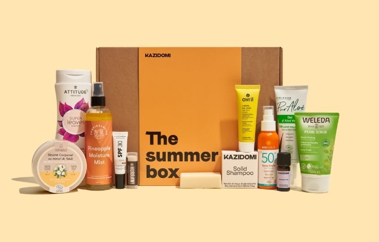 The summer box : une trousse d'été complète et efficace, pour vous dorer la pilule l’esprit tranquille.